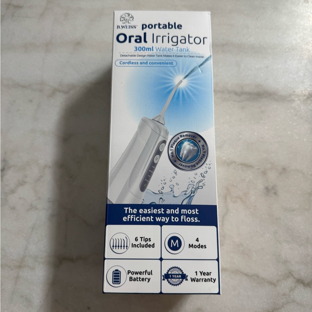 Albert Weiss Oral Irrigator - White and Gray